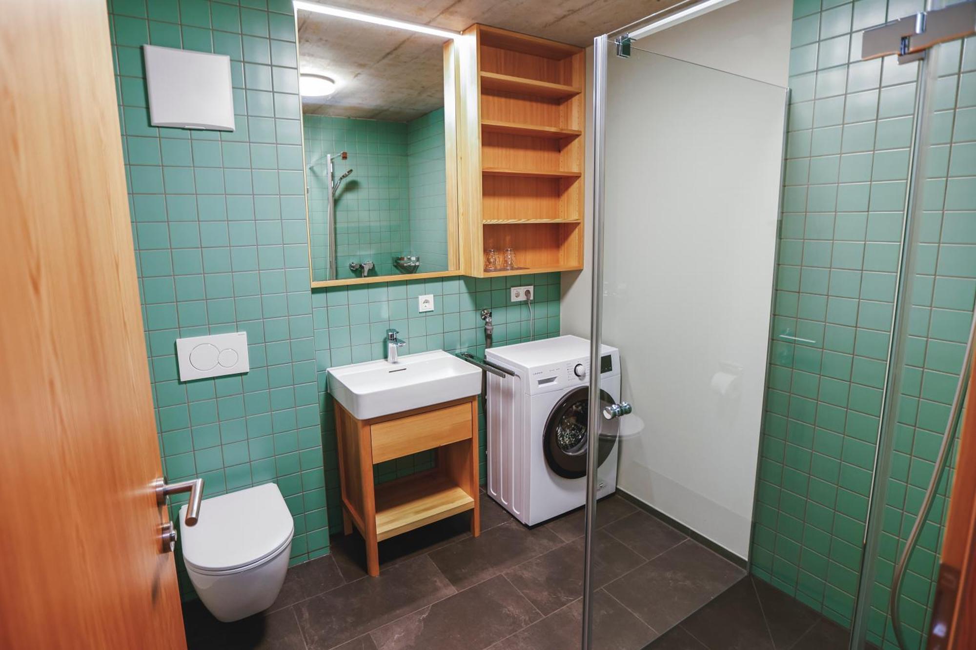 Boutique Apartments Lustenau Nachhaltige Kuehlung Ueber Erdsonde Und Fussbodenkuehlung Ruang foto